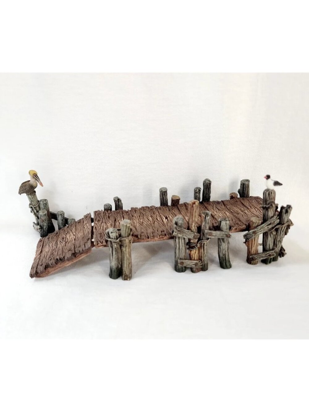 Department 56 Wooden Pier (Set of 2) Village Accessories 52766 Complete w/ Box